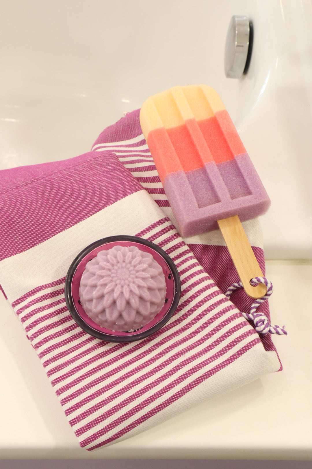 Purple Cotton Body Blanket