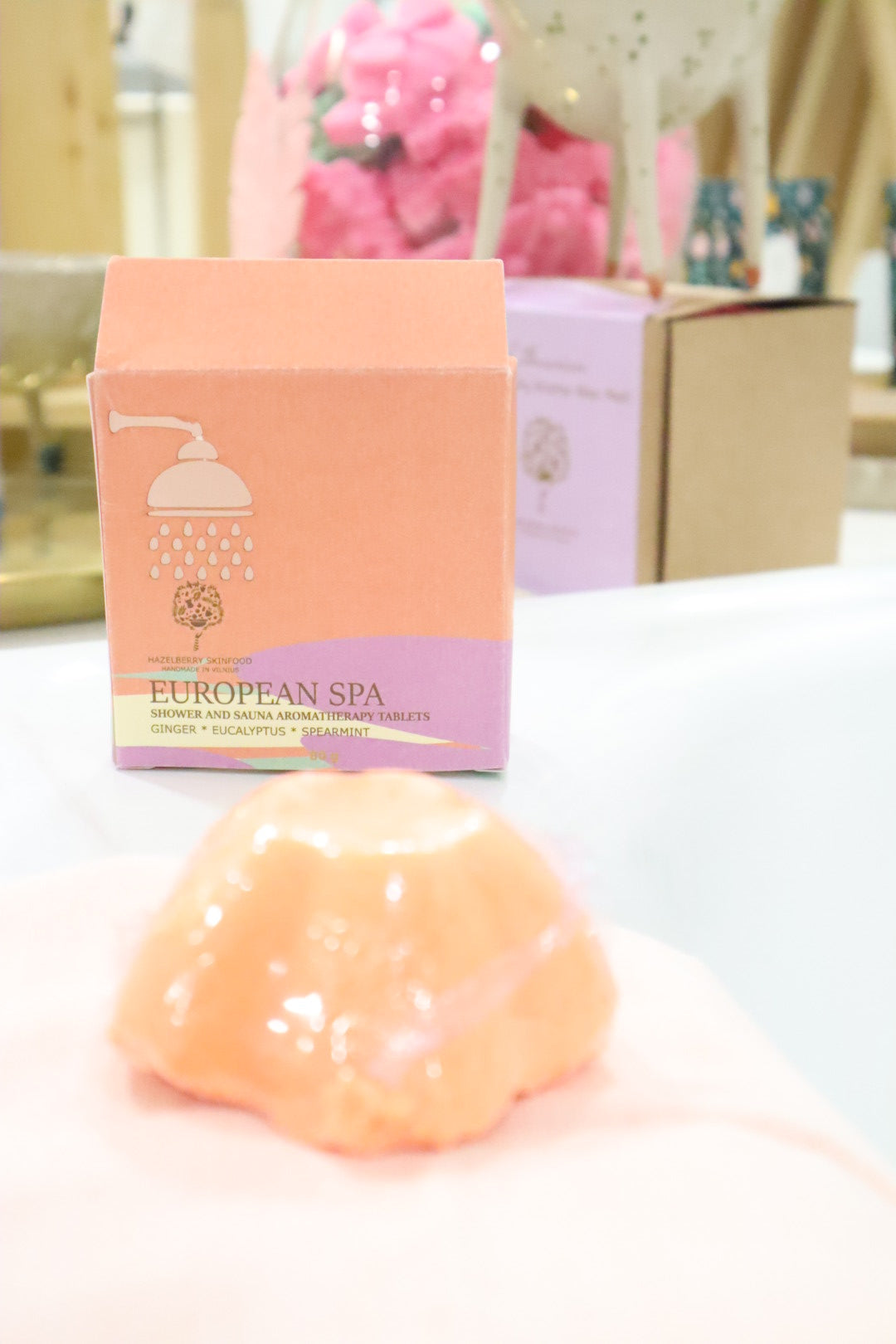 European Spa Shower and Sauna Aromatherapy Tablet