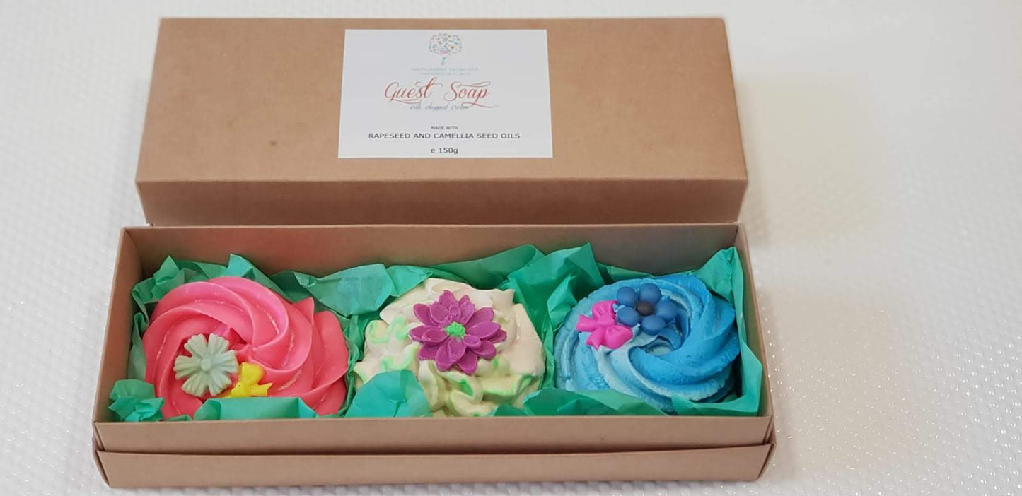 Pretty Guest Soap Set of 3