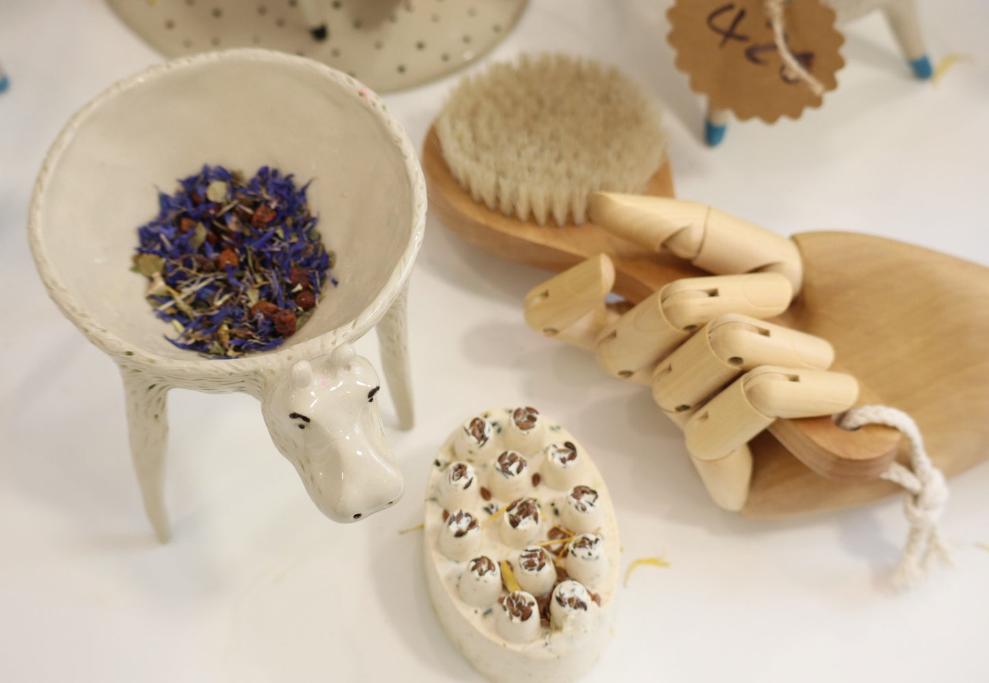 Wood Body Bath and Shower Dry Brush