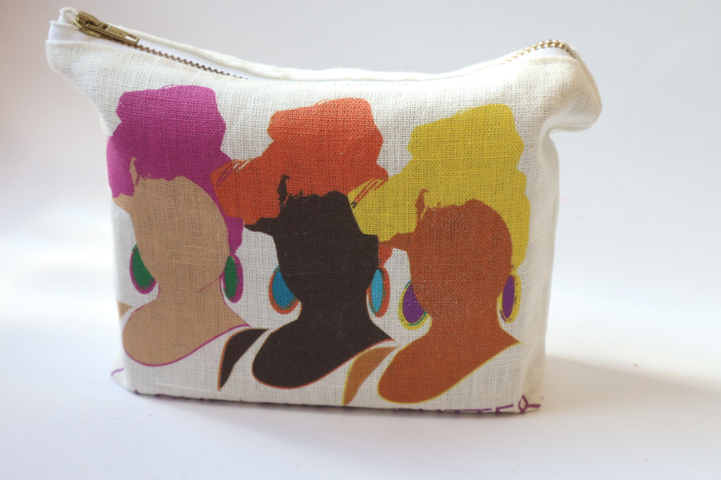 Lithuanian Linen Toiletry and Make-Up Bag