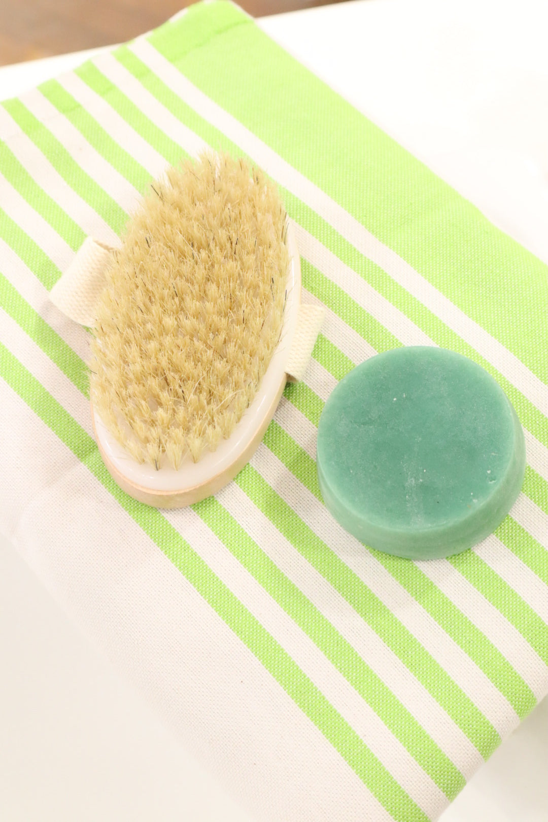 Bath and Body Brush with Cloth Handle