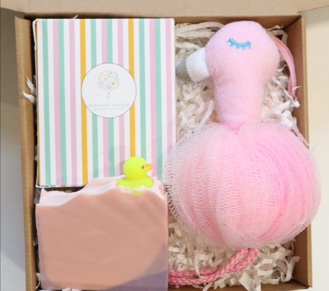 Flamingo and Ducky Soap Gift Set