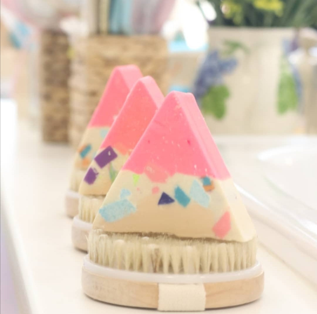 Triangle Confetti Bar Soap